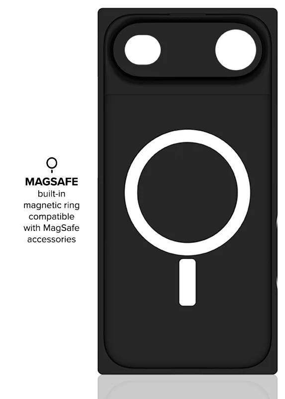 SQUARE® Black Crocodile Faux Leather iPhone Case - Image 68