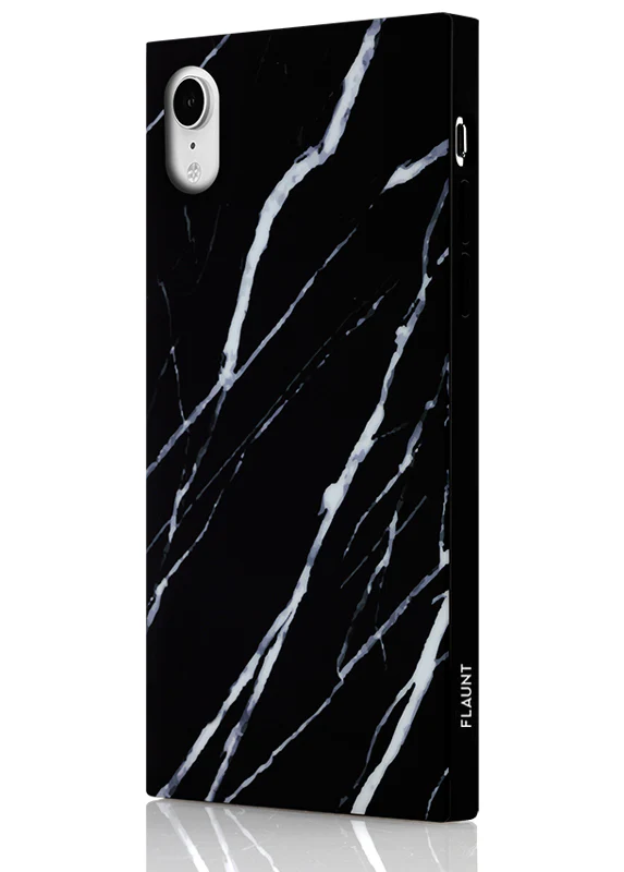 SQUARE® Black Marble iPhone Case - Image 10