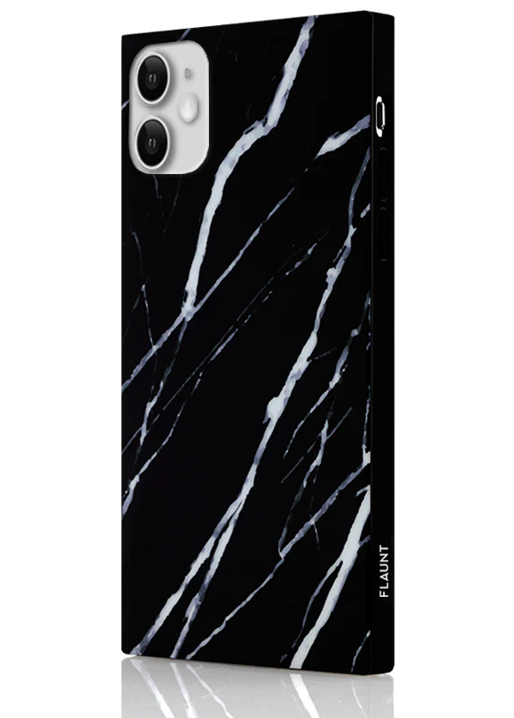 SQUARE® Black Marble iPhone Case - Image 16