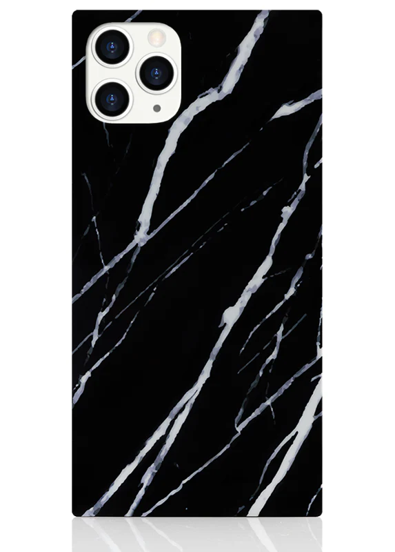 SQUARE® Black Marble iPhone Case - Image 19