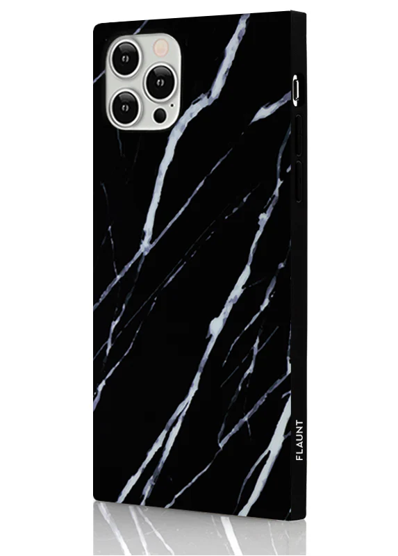 SQUARE® Black Marble iPhone Case - Image 24