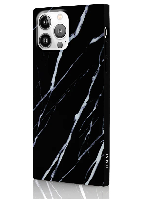 SQUARE® Black Marble iPhone Case - Image 26