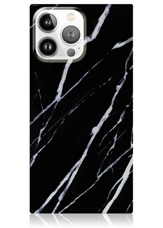 SQUARE® Black Marble iPhone Case - Image 31