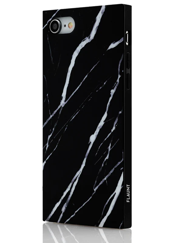 SQUARE® Black Marble iPhone Case - Image 6