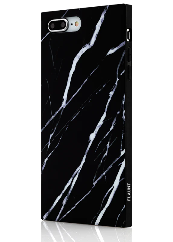 SQUARE® Black Marble iPhone Case - Image 8