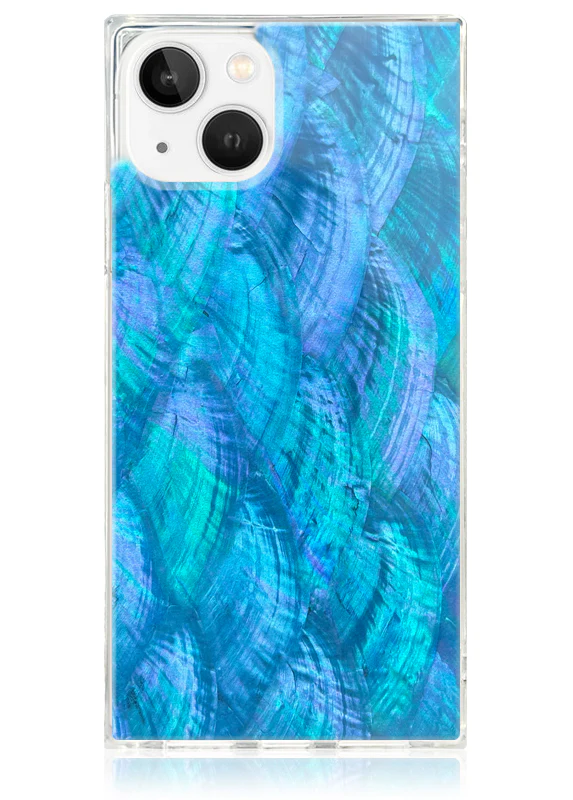 SQUARE® Blue Mother of Pearl iPhone Case - Image 11