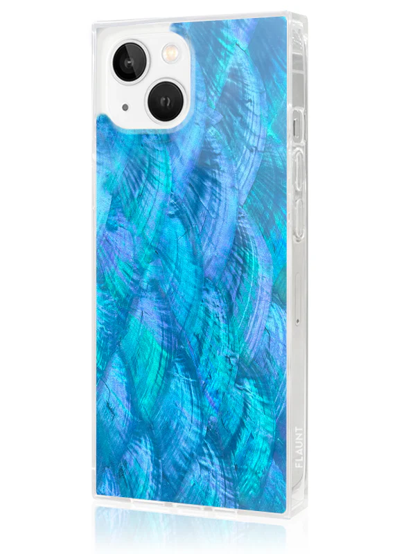 SQUARE® Blue Mother of Pearl iPhone Case - Image 12