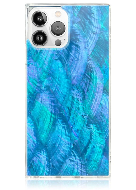 SQUARE® Blue Mother of Pearl iPhone Case - Image 13