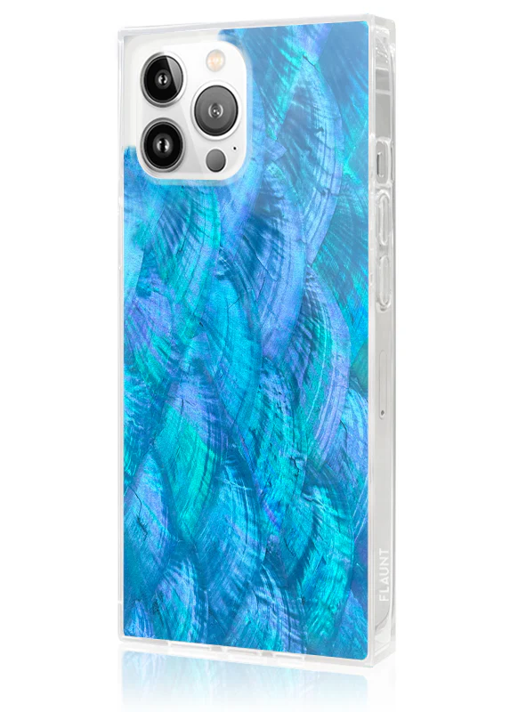 SQUARE® Blue Mother of Pearl iPhone Case - Image 14