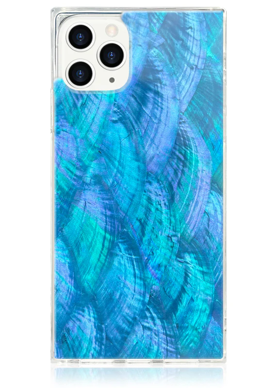 SQUARE® Blue Mother of Pearl iPhone Case - Image 21