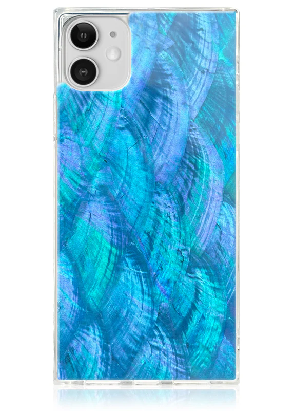 SQUARE® Blue Mother of Pearl iPhone Case - Image 25