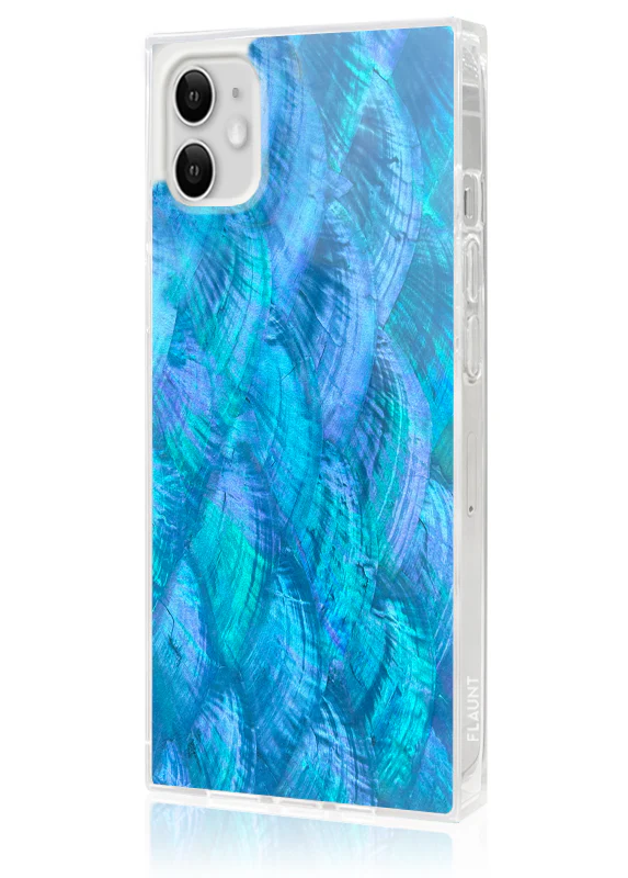SQUARE® Blue Mother of Pearl iPhone Case - Image 26