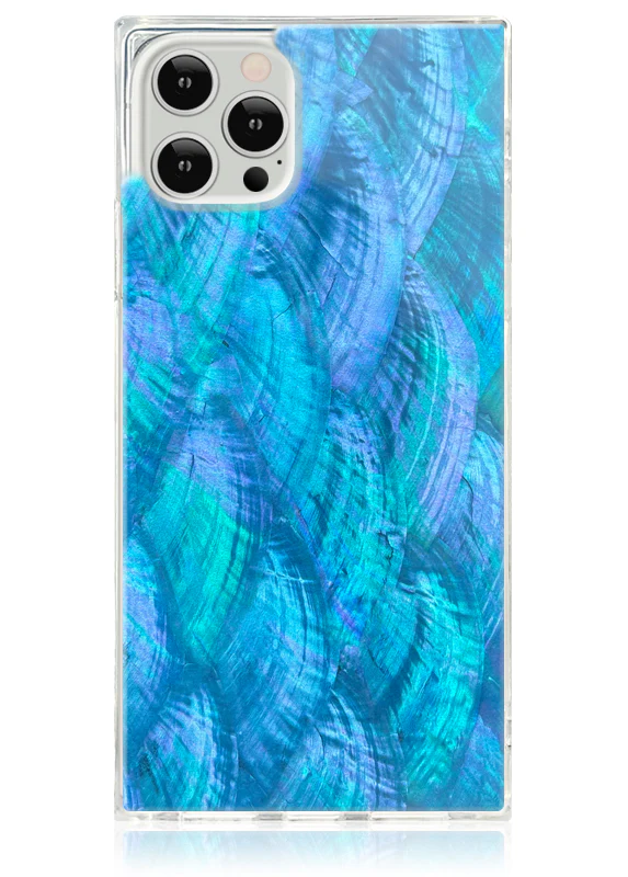 SQUARE® Blue Mother of Pearl iPhone Case - Image 3