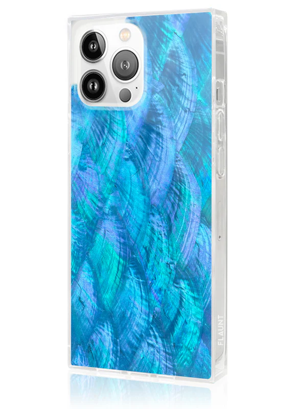 SQUARE® Blue Mother of Pearl iPhone Case - Image 6
