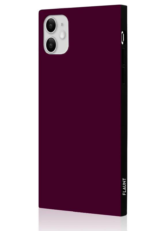 SQUARE® Burgundy iPhone Case - Image 18