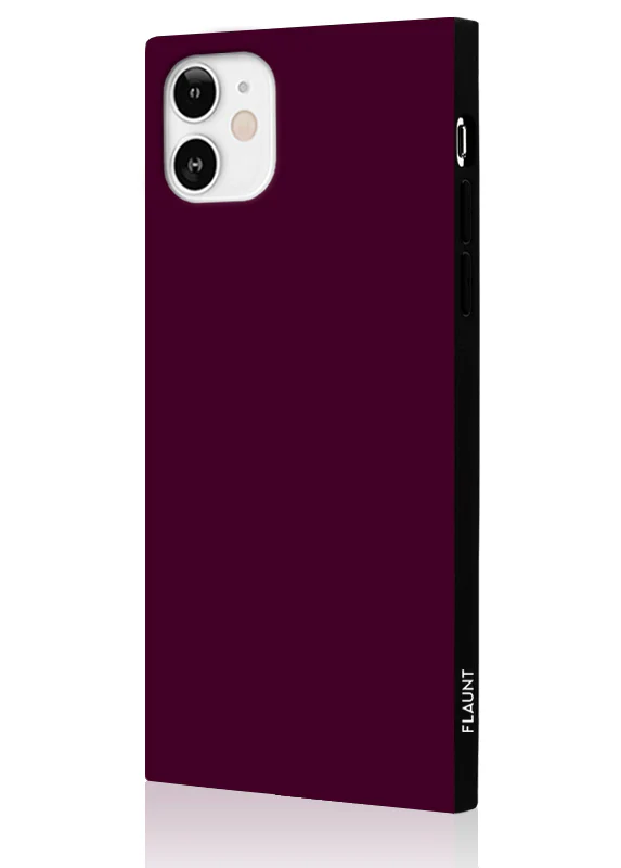SQUARE® Burgundy iPhone Case - Image 24