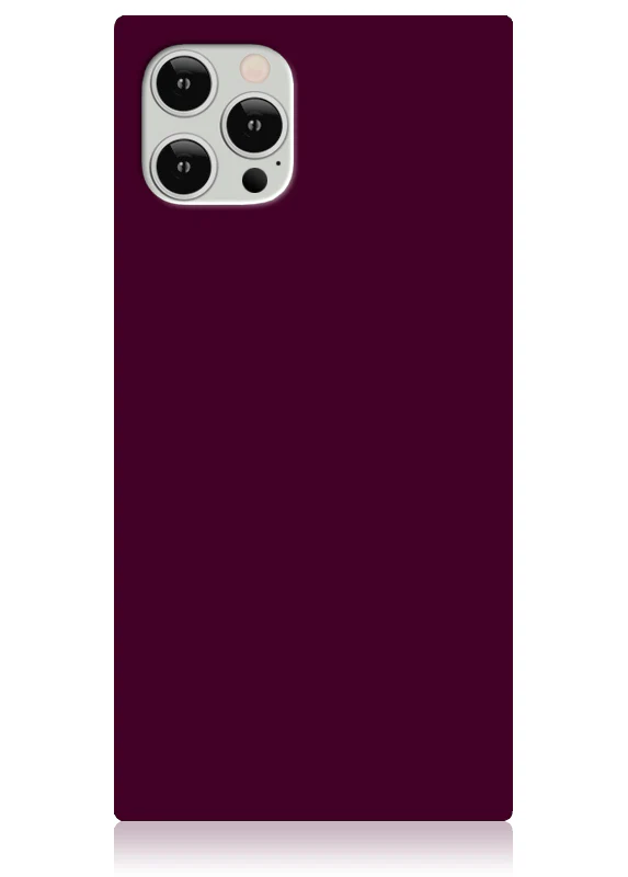 SQUARE® Burgundy iPhone Case - Image 25