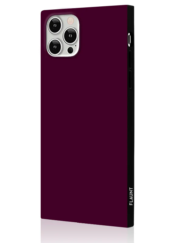 SQUARE® Burgundy iPhone Case - Image 26
