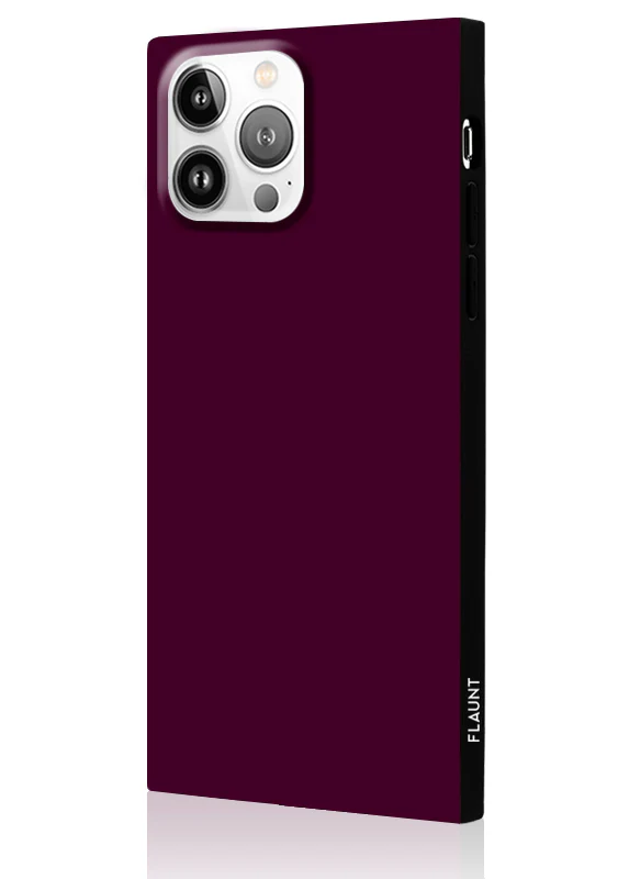 SQUARE® Burgundy iPhone Case - Image 32