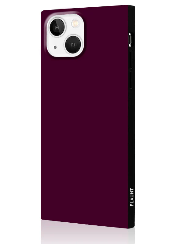 SQUARE® Burgundy iPhone Case - Image 38