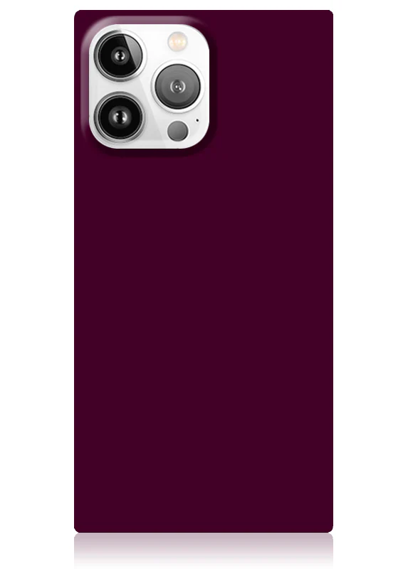 SQUARE® Burgundy iPhone Case - Image 47