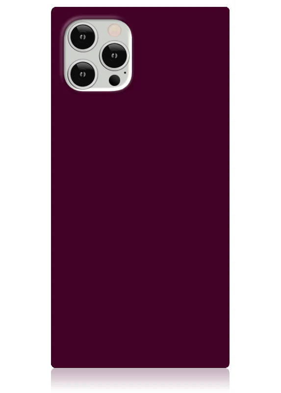 SQUARE® Burgundy iPhone Case - Image 5