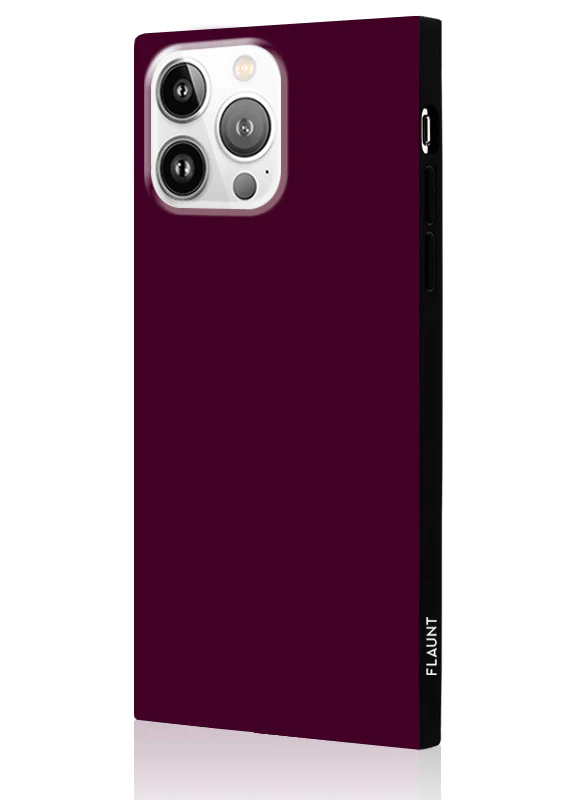 SQUARE® Burgundy iPhone Case - Image 56
