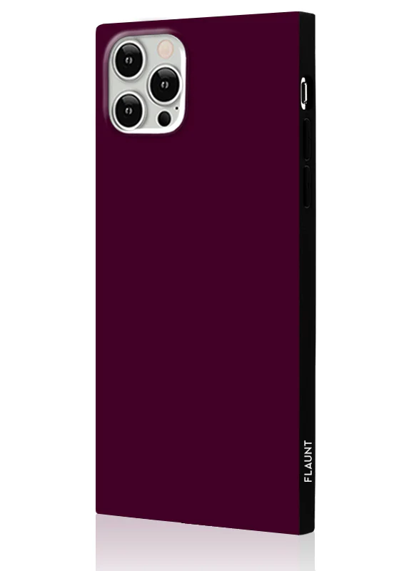 SQUARE® Burgundy iPhone Case - Image 6