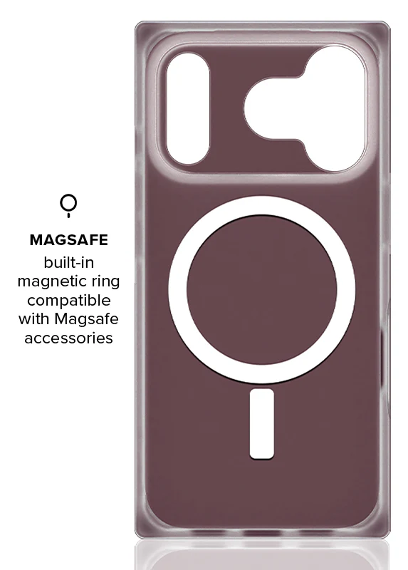 SQUARE® Burgundy iPhone Case - Image 66