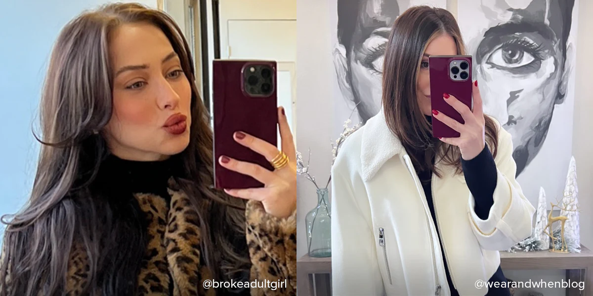 SQUARE® Burgundy iPhone Case - Image 68