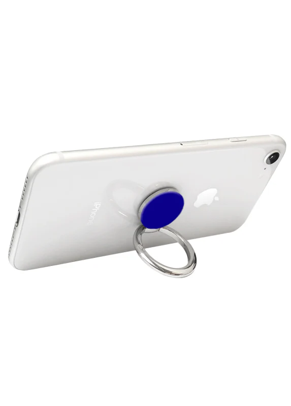 Cobalt Blue Adhesive Phone Ring Stand - Image 3