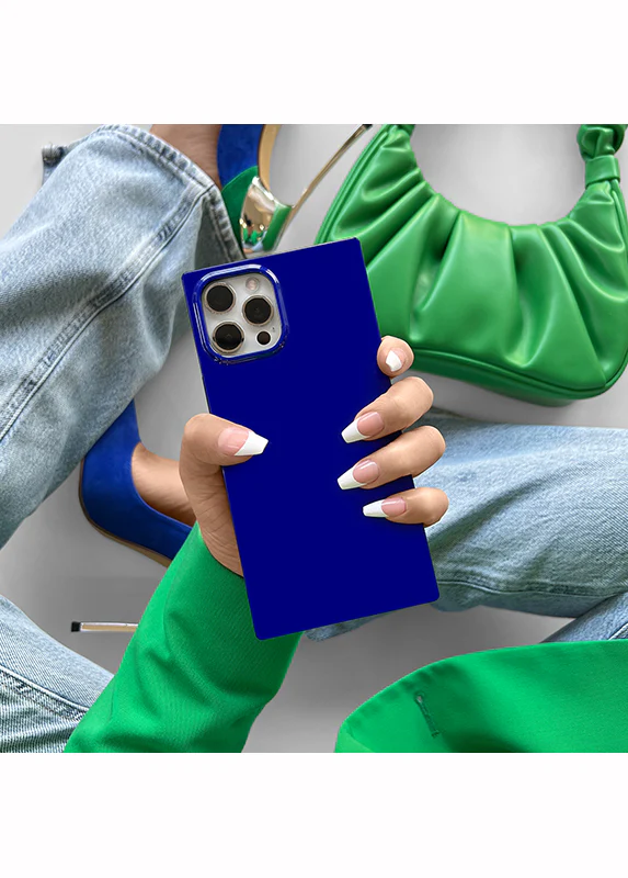 SQUARE® Cobalt Blue iPhone Case - Image 32