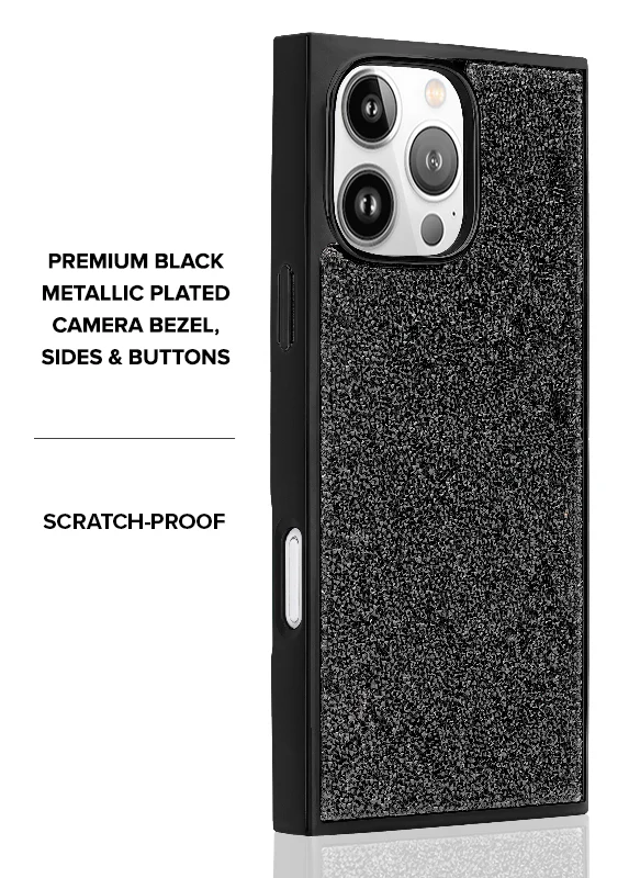 Elite Collection - SQUARE® Black Crystal Elegance iPhone Case - Image 14