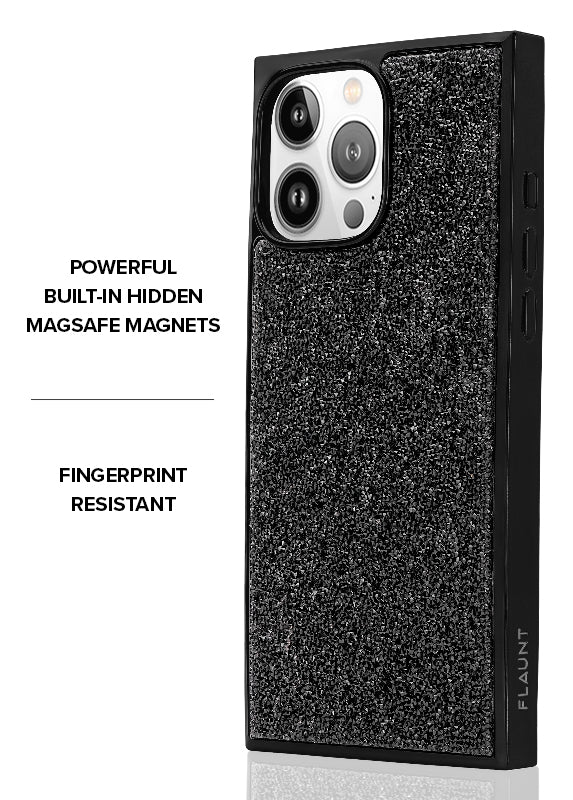 Elite Collection - SQUARE® Black Crystal Elegance iPhone Case - Image 15