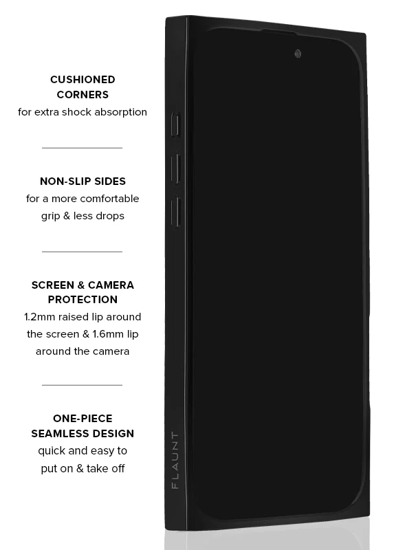 Elite Collection - SQUARE® Black Crystal Elegance iPhone Case - Image 17