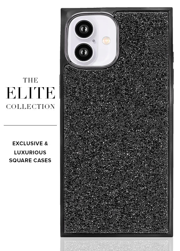 Elite Collection - SQUARE® Black Crystal Elegance iPhone Case - Image 22