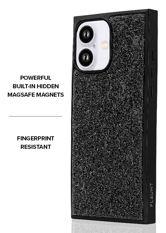 Elite Collection - SQUARE® Black Crystal Elegance iPhone Case - Image 25