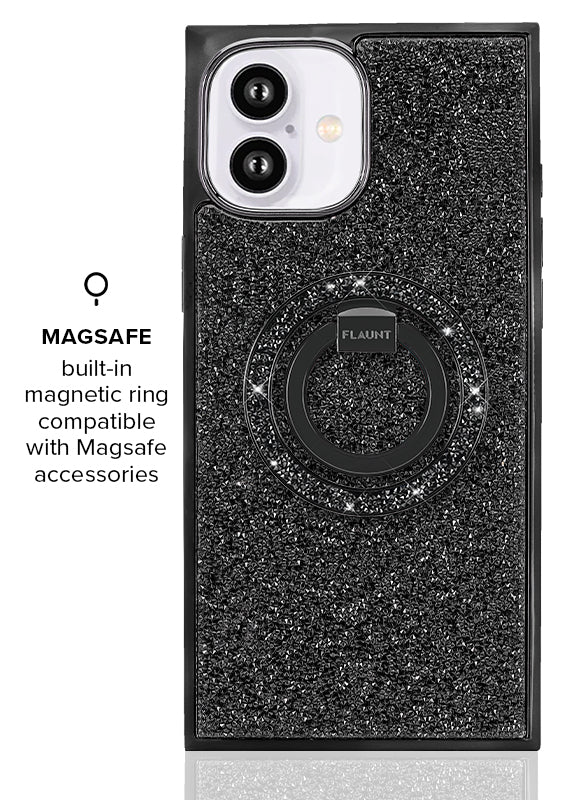 Elite Collection - SQUARE® Black Crystal Elegance iPhone Case - Image 30