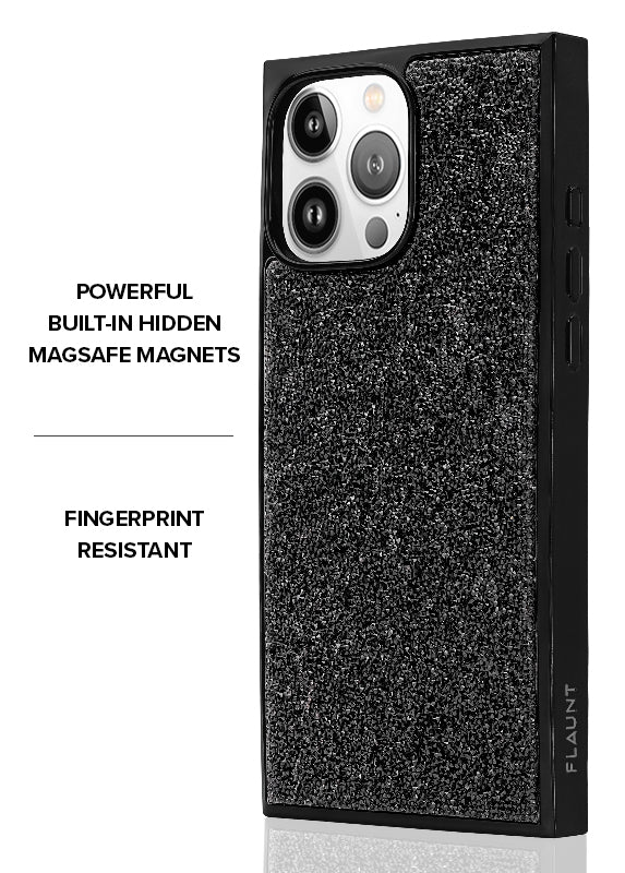 Elite Collection - SQUARE® Black Crystal Elegance iPhone Case - Image 33