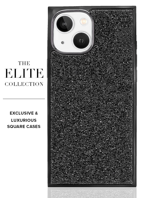 Elite Collection - SQUARE® Black Crystal Elegance iPhone Case - Image 41