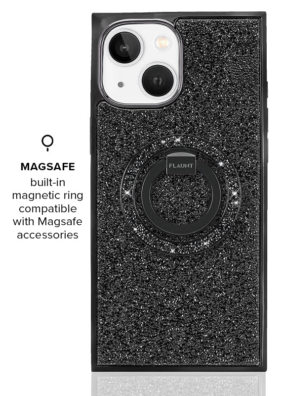 Elite Collection - SQUARE® Black Crystal Elegance iPhone Case - Image 49