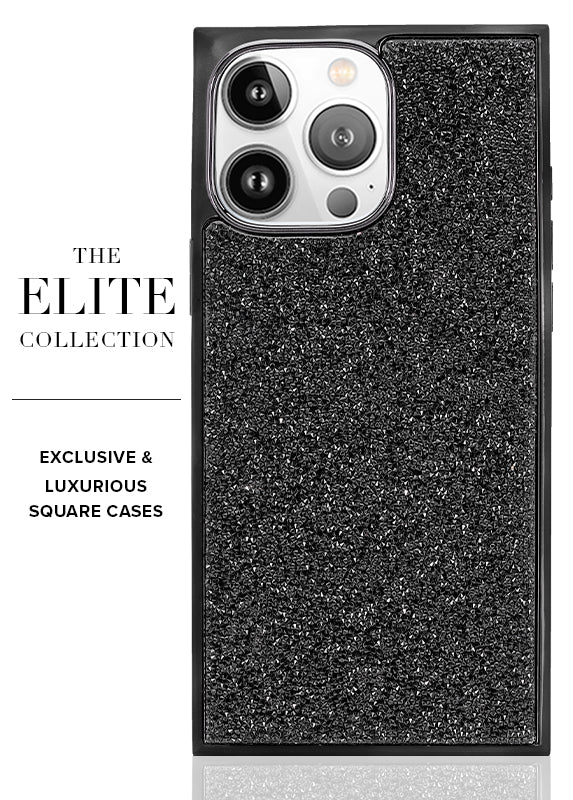 Elite Collection - SQUARE® Black Crystal Elegance iPhone Case - Image 50