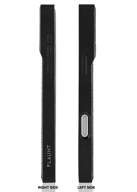 Elite Collection - SQUARE® Black Crystal Elegance iPhone Case - Image 6