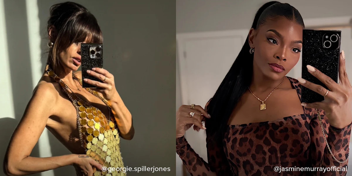 Elite Collection - SQUARE® Black Crystal Elegance iPhone Case - Image 60