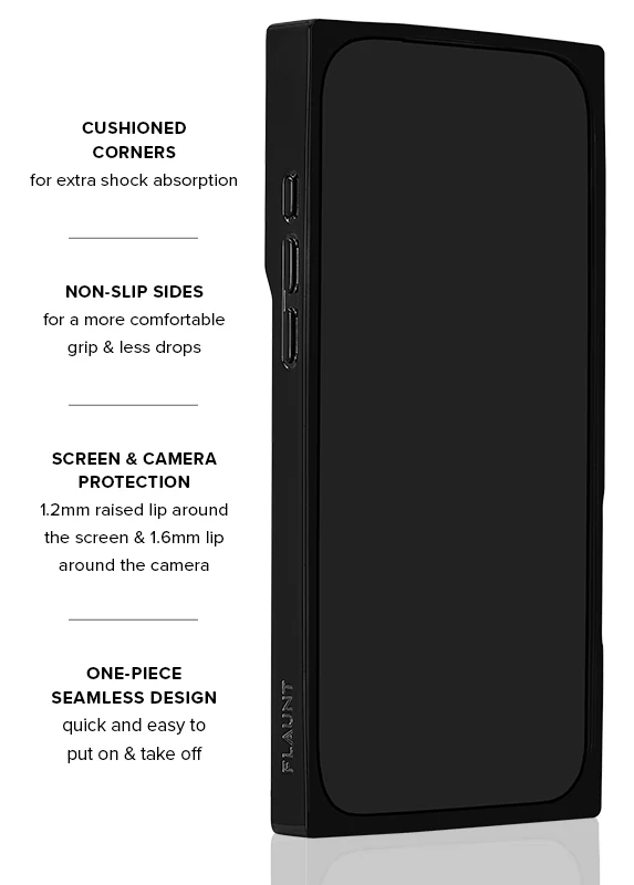 Elite Collection - SQUARE® Black Crystal Elegance iPhone Case - Image 7