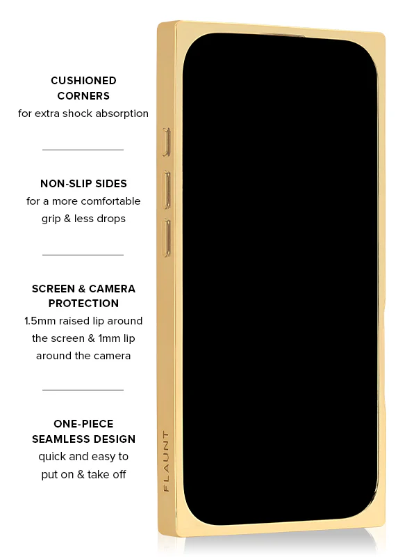 Elite Collection - SQUARE® Gilded Faux Rose Quartz iPhone Case - Image 34