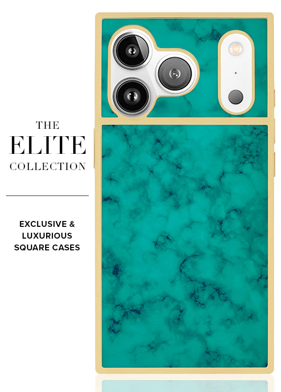 Elite Collection - SQUARE® Gilded Turquoise iPhone Case - Image 11