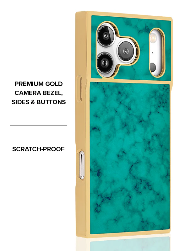 Elite Collection - SQUARE® Gilded Turquoise iPhone Case - Image 13