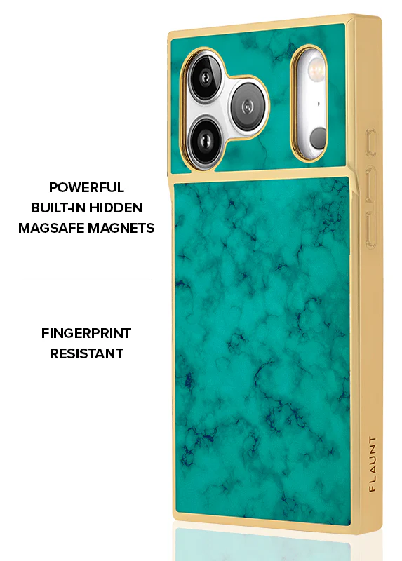 Elite Collection - SQUARE® Gilded Turquoise iPhone Case - Image 14