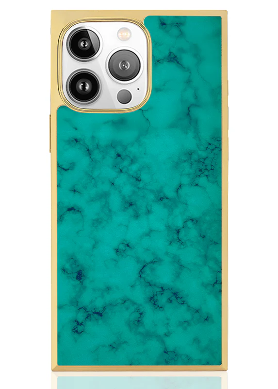 Elite Collection - SQUARE® Gilded Turquoise iPhone Case - Image 28